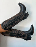 Beduino Black StretchFit Western Boot