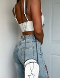 Buckin Babe White Tank Top