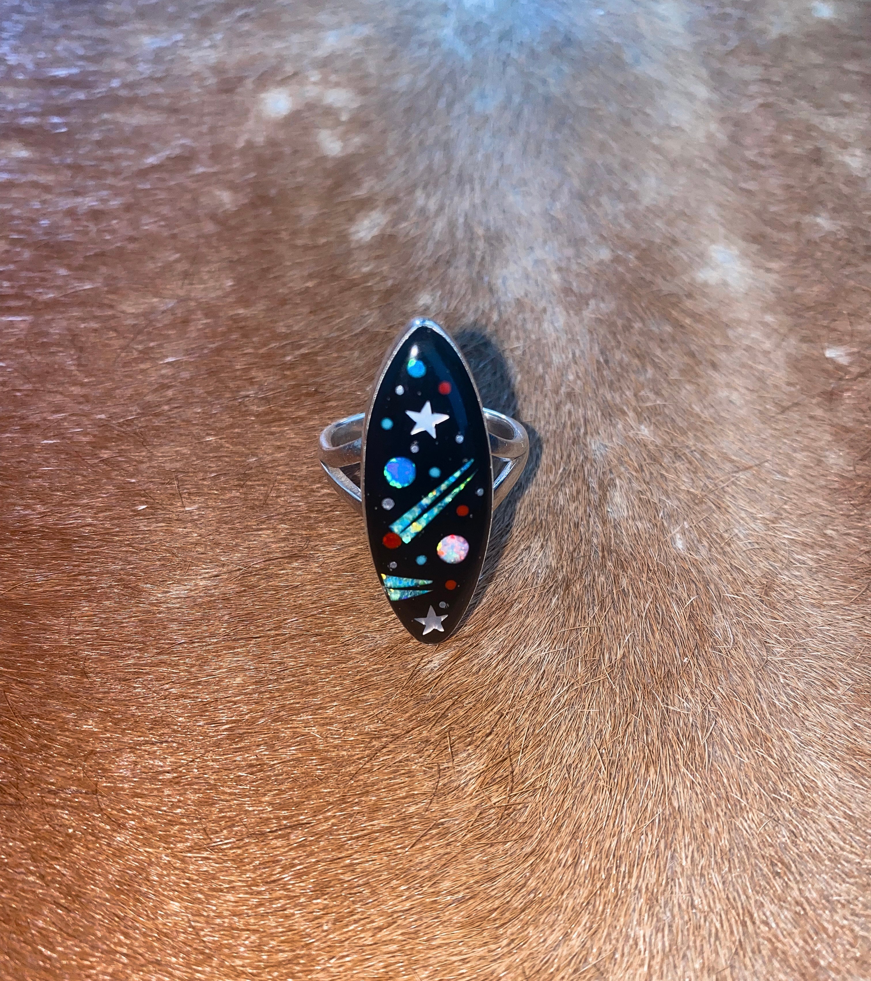 Weltraum-Cowgirl-Ring